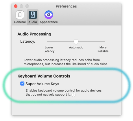 enable mac volume control for hdmi and displayport audio devices